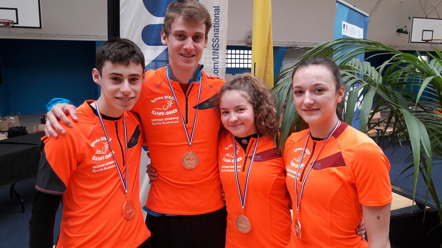 les lycens de Ribot mdaills de bronze1